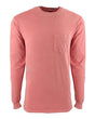 Next Level Unisex Inspired Dye Long Sleeve Pocket T-Shirt - Next Level 7451 Guava XS Short Sleeve T-Shirts