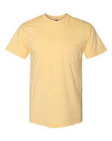 Next Level Unisex Inspired Dye Pocket T-Shirt - Next Level 7415 Blonde XS Short Sleeve T-Shirts