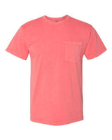 Next Level Unisex Inspired Dye Pocket T-Shirt - Next Level 7415 Guava XS Short Sleeve T-Shirts