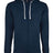 Next Level Unisex Laguna Full - Zip Hoodie Sweatshirt - Next Level 9601 Midnight Navy/ Heather Grey XS Zip Hoodies