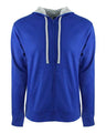 Next Level Unisex Laguna Full - Zip Hoodie Sweatshirt - Next Level 9601 Royal/ Heather Grey XS Zip Hoodies