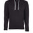 Next Level Unisex Laguna Hoodie Sweatshirt - Next Level 9301 Black/ Heather Grey XS Sweatshirts