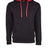 Next Level Unisex Laguna Hoodie Sweatshirt - Next Level 9301 Black/ Red XS Sweatshirts