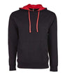 Next Level Unisex Laguna Hoodie Sweatshirt - Next Level 9301 Black/ Red XS Sweatshirts