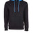 Next Level Unisex Laguna Hoodie Sweatshirt - Next Level 9301 Black/ Turquoise XS Sweatshirts