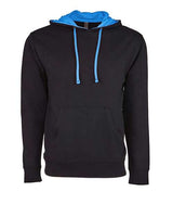 Next Level Unisex Laguna Hoodie Sweatshirt - Next Level 9301 Black/ Turquoise XS Sweatshirts