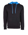 Next Level Unisex Laguna Hoodie Sweatshirt - Next Level 9301 Black/ Turquoise XS Sweatshirts