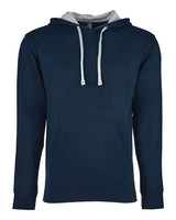 Next Level Unisex Laguna Hoodie Sweatshirt - Next Level 9301 Midnight Navy/ Heather Grey XS Sweatshirts