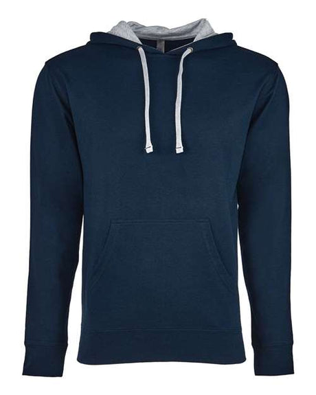 Next Level Unisex Laguna Hoodie Sweatshirt - Next Level 9301 Midnight Navy/ Heather Grey XS Sweatshirts