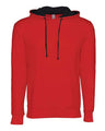 Next Level Unisex Laguna Hoodie Sweatshirt - Next Level 9301 Red/ Black XS Sweatshirts