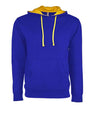 Next Level Unisex Laguna Hoodie Sweatshirt - Next Level 9301 Royal/ Gold XS Sweatshirts