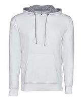 Next Level Unisex Laguna Hoodie Sweatshirt - Next Level 9301 White/ Heather Grey XS Sweatshirts