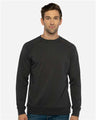 Next Level Unisex Laguna Raglan Crewneck Sweatshirt - Next Level 9000 Graphite Black XS Crewneck Sweatshirts