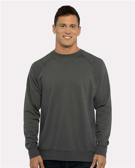 Next Level Unisex Laguna Raglan Crewneck Sweatshirt - Next Level 9000 Heavy Metal XS Crewneck Sweatshirts