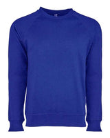 Next Level Unisex Laguna Raglan Crewneck Sweatshirt - Next Level 9000 Royal XS Crewneck Sweatshirts