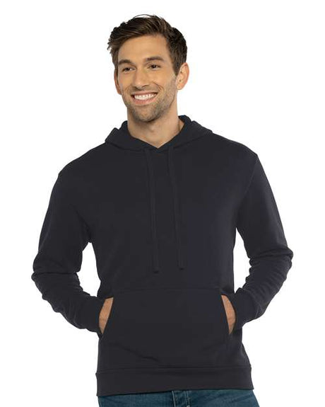 Next Level Unisex Laguna Sueded Hoodie Sweatshirt - Next Level 9304 Black XS Sweatshirts