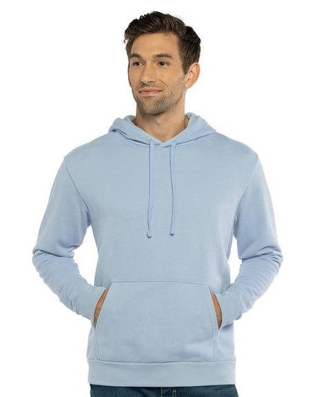 Next Level Unisex Laguna Sueded Hoodie Sweatshirt - Next Level 9304 Black XS Sweatshirts