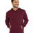 Next Level Unisex Laguna Sueded Hoodie Sweatshirt - Next Level 9304 Maroon XS Sweatshirts