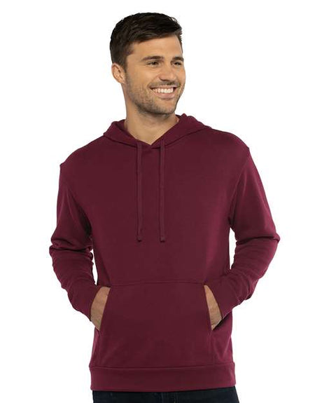 Next Level Unisex Laguna Sueded Hoodie Sweatshirt - Next Level 9304 Maroon XS Sweatshirts