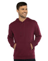 Next Level Unisex Laguna Sueded Hoodie Sweatshirt - Next Level 9304 Maroon XS Sweatshirts
