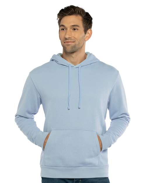Next Level Unisex Laguna Sueded Hoodie Sweatshirt - Next Level 9304 Stonewash Denim XS Sweatshirts