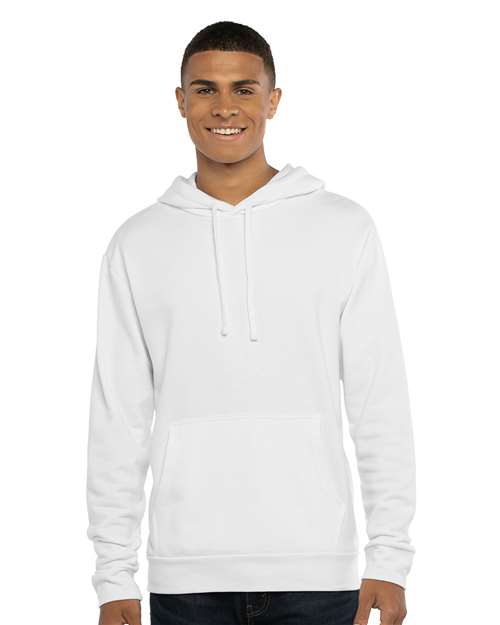 Next Level Unisex Laguna Sueded Hoodie Sweatshirt - Next Level 9304 White XS Sweatshirts