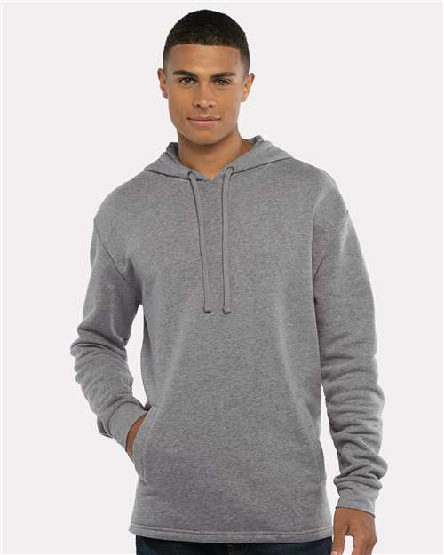 Next Level Unisex Malibu Welt Pocket Hoodie Sweatshirt - Next Level 9300 Heather Grey XS Sweatshirts
