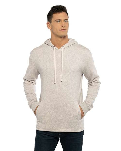 Next Level Unisex Malibu Welt Pocket Hoodie Sweatshirt - Next Level 9300 Oatmeal XS Sweatshirts