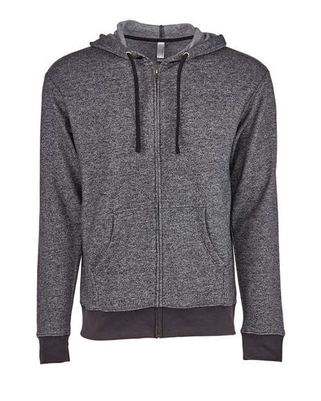 Next Level Unisex Pacifica Full - Zip Hoodie Sweatshirt - Next Level 9600 Black XS Zip Hoodies