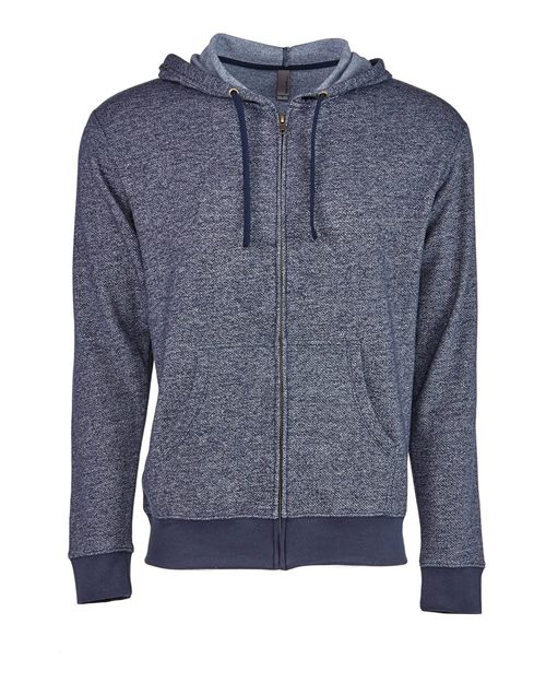 Next Level Unisex Pacifica Full - Zip Hoodie Sweatshirt - Next Level 9600 Black XS Zip Hoodies