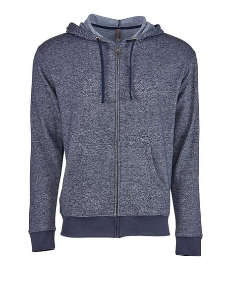 Next Level Unisex Pacifica Full - Zip Hoodie Sweatshirt - Next Level 9600 Black XS Zip Hoodies