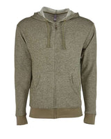 Next Level Unisex Pacifica Full - Zip Hoodie Sweatshirt - Next Level 9600 Military Green XS Zip Hoodies