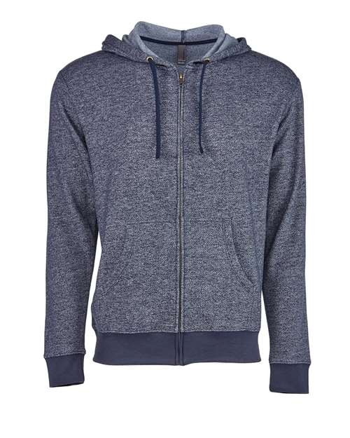 Next Level Unisex Pacifica Full - Zip Hoodie Sweatshirt - Next Level 9600 Navy XS Zip Hoodies