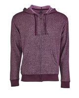 Next Level Unisex Pacifica Full - Zip Hoodie Sweatshirt - Next Level 9600 Plum XS Zip Hoodies