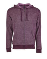 Next Level Unisex Pacifica Full - Zip Hoodie Sweatshirt - Next Level 9600 Plum XS Zip Hoodies