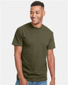 Next Level Unisex Power Crew Tee - Next Level 7410S Military Green XS Short Sleeve T-Shirts