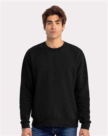 Next Level Unisex Santa Barbara Crewneck Sweatshirt - Next Level 9003 Black XS Crewneck Sweatshirts