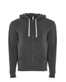 Next Level Unisex Santa Barbara Full - Zip Hoodie Sweatshirt - Next Level 9602 Heavy Metal XS Zip Hoodies