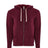 Next Level Unisex Santa Barbara Full - Zip Hoodie Sweatshirt - Next Level 9602 Maroon XS Zip Hoodies
