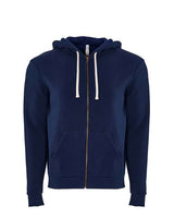 Next Level Unisex Santa Barbara Full - Zip Hoodie Sweatshirt - Next Level 9602 Midnight Navy XS Zip Hoodies