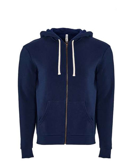 Next Level Unisex Santa Barbara Full - Zip Hoodie Sweatshirt - Next Level 9602 Midnight Navy XS Zip Hoodies