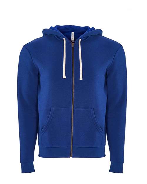 Next Level Unisex Santa Barbara Full - Zip Hoodie Sweatshirt - Next Level 9602 Royal XS Zip Hoodies