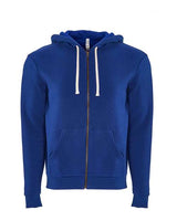Next Level Unisex Santa Barbara Full - Zip Hoodie Sweatshirt - Next Level 9602 Royal XS Zip Hoodies