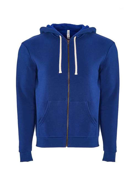 Next Level Unisex Santa Barbara Full - Zip Hoodie Sweatshirt - Next Level 9602 Royal XS Zip Hoodies