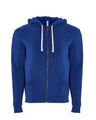 Next Level Unisex Santa Barbara Full - Zip Hoodie Sweatshirt - Next Level 9602 Royal XS Zip Hoodies