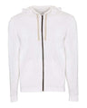 Next Level Unisex Santa Barbara Full - Zip Hoodie Sweatshirt - Next Level 9602 White XS Zip Hoodies
