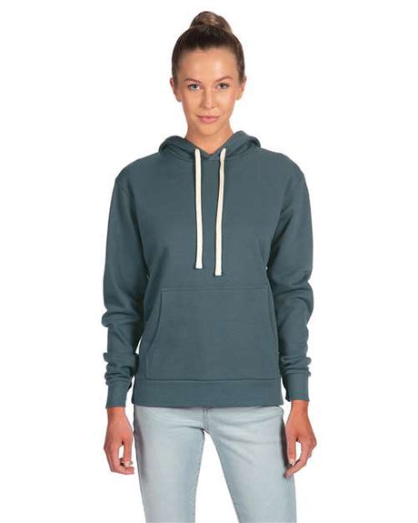 Next Level Unisex Santa Barbara Hoodie Sweatshirt - Next Level 9303 Antique Denim XS Sweatshirts