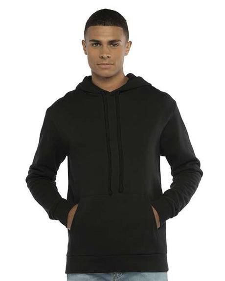 Next Level Unisex Santa Barbara Hoodie Sweatshirt - Next Level 9303 Black/ Black XS Sweatshirts