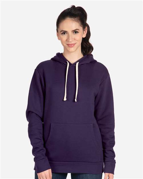 Next Level Unisex Santa Barbara Hoodie Sweatshirt - Next Level 9303 Galaxy Purple XS Sweatshirts