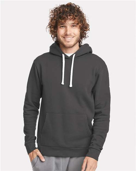 Next Level Unisex Santa Barbara Hoodie Sweatshirt - Next Level 9303 Heavy Metal XS Sweatshirts